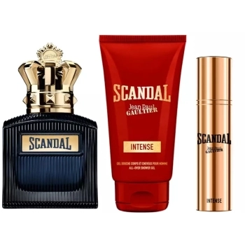 Set Scandal Intense For Him 100ml + 10ml + Shower Gel 75ml