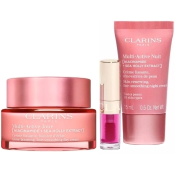 Set Multi-Active Jour Glow Boosting Cream Todo Tipo de Pieles + 2 Productos