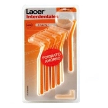 Lacer interdental angular extrafino suave 10 u