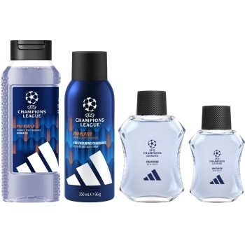 Uefa Pro Player 100ml + 50ml + Gel 250ml + Deo 150ml
