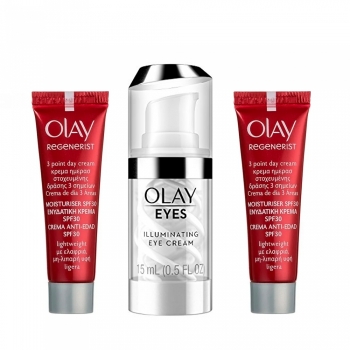 Set Eyes Illuminating Eye Cream 15ml + Regenerist Crema Día SPF30 2x7ml
