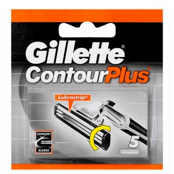 Gillette Contour Plus 5 recargas Gillette Contour Plus 5 recargas