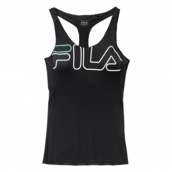 Camiseta de Tirantes Mujer Fila 683036.A449 Negro Camiseta de Tirantes Mujer Fila 683036.A449 Negro