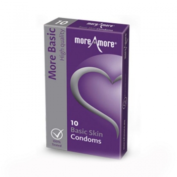 Preservativos Basic Skin (10 pcs) MoreAmore 43525