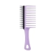 Wide Tooth Comb Lilac Black 1ud