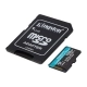 Tarjeta de Memoria Micro SD con Adaptador Kingston SDCG3 Negro Capacidad 128 GB