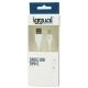 Cable USB A a USB C iggual IGG316948 1 m Blanco