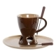 Fondue de Chocolate DKD Home Decor Acero Inoxidable Porcelana