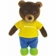 Peluche Musical Jemini Petit Ours Brun 22 cm