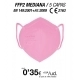 FFP2 Rosa Talla Mediana 1000uds FFP2 Rosa Talla Mediana 1000uds