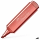 Marcador Faber-Castell Textliner 46 metálico Rojo (10 Unidades)