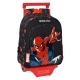 Mochila Escolar con Ruedas Spiderman Hero Negro (27 x 33 x 10 cm)