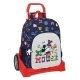 Mochila Escolar con Ruedas Mickey Mouse Clubhouse Only one Azul marino (33 x 42 