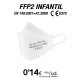 FFP2 Infantil Blanca Nuevo Diseño 120 uds FFP2 Infantil Blanca Nuevo Diseño 120 uds